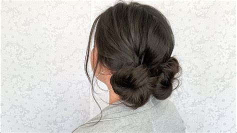 cute low messy bun|low messy side bun.